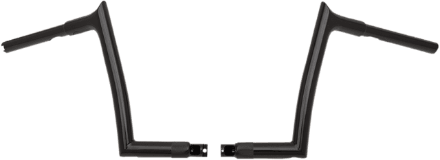 FAT BAGGERS INC. 0601-4763 1-1/4" EZ Install Pointed Top Handlebar - 10" - Black — image 7 of 7