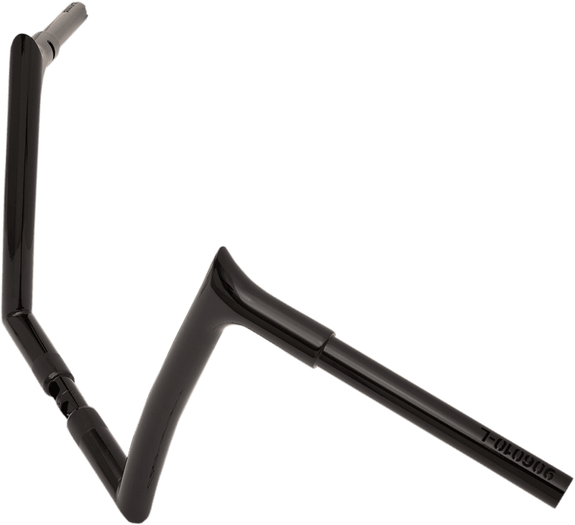 FAT BAGGERS INC. 0601-4763 1-1/4" EZ Install Pointed Top Handlebar - 10" - Black — image 6 of 7