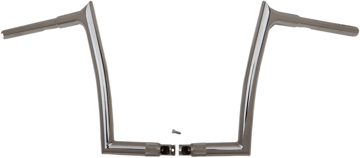 FAT BAGGERS INC. 0601-4764 1-1/4" EZ Install Pointed Top Handlebar - 12" - Chrome