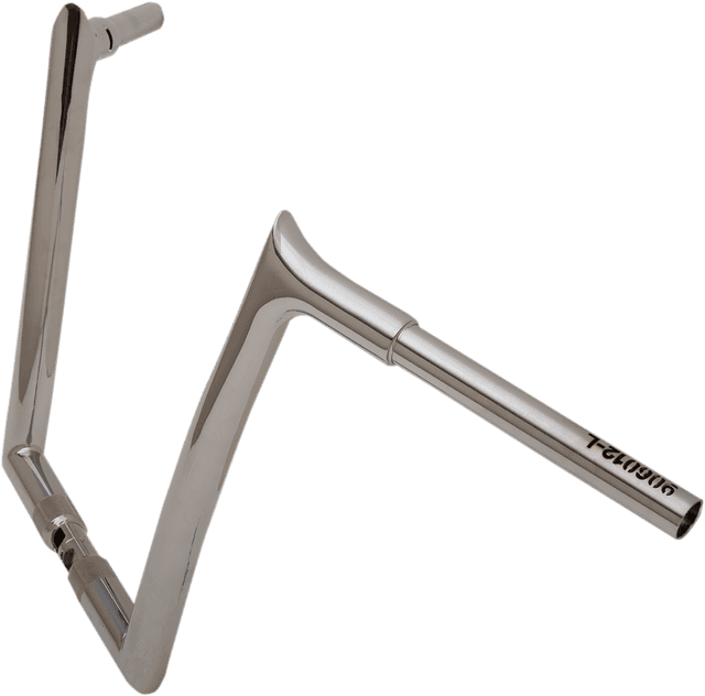 FAT BAGGERS INC. 0601-4764 1-1/4" EZ Install Pointed Top Handlebar - 12" - Chrome — image 8 of 8