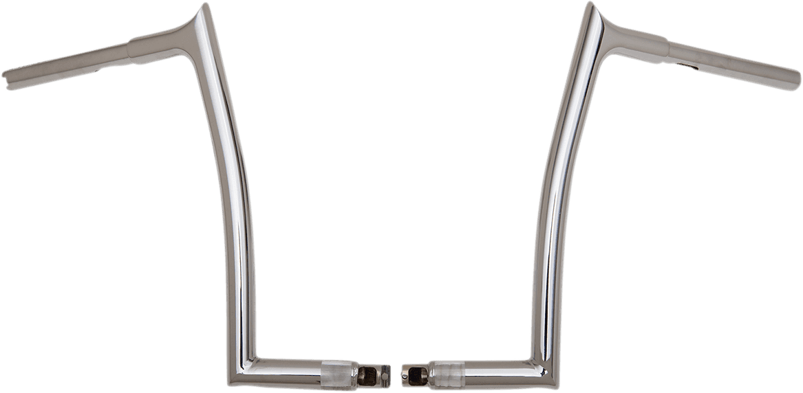 FAT BAGGERS INC. 0601-4766 1-1/4" EZ Install Pointed Top Handlebar - 14" - Chrome