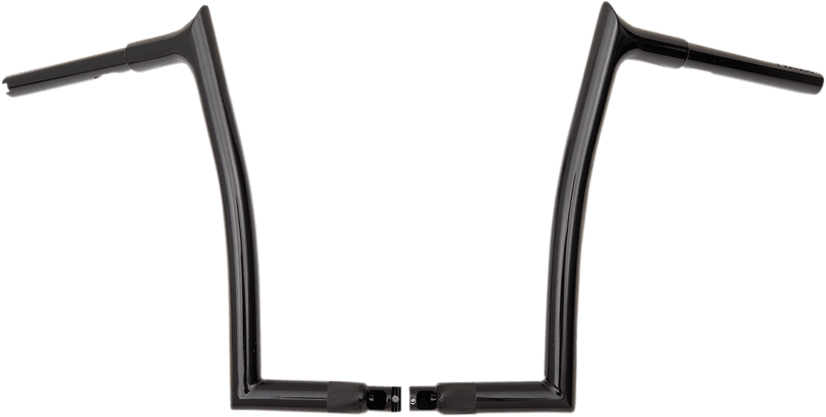 FAT BAGGERS INC. 0601-4767 1-1/4" EZ Install Pointed Top Handlebar - 14" - Black