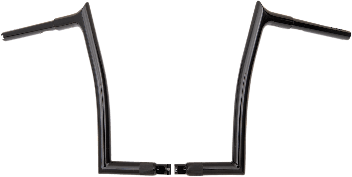 FAT BAGGERS INC. 0601-4767 1-1/4" EZ Install Pointed Top Handlebar - 14" - Black