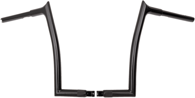 FAT BAGGERS INC. 0601-4767 1-1/4" EZ Install Pointed Top Handlebar - 14" - Black — image 1 of 3
