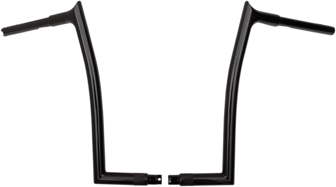 FAT BAGGERS INC. 0601-4769 1-1/4" EZ Install Pointed Top Handlebar - 16" - Black