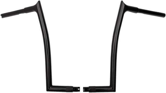 FAT BAGGERS INC. 0601-4769 1-1/4" EZ Install Pointed Top Handlebar - 16" - Black — image 1 of 10