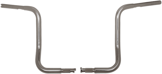 FAT BAGGERS INC. 0601-4774 1-1/4" EZ Install Round Top Handlebar - 14" - Chrome — image 7 of 7
