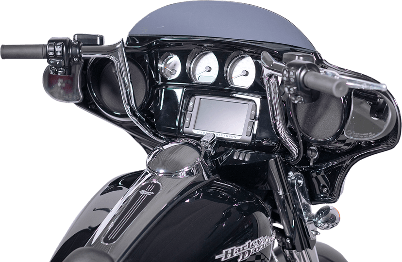 FAT BAGGERS INC. 0601-4782 1-1/4" EZ Install Pointed Top Handlebar Kit - 14" - Chrome — image 10 of 14