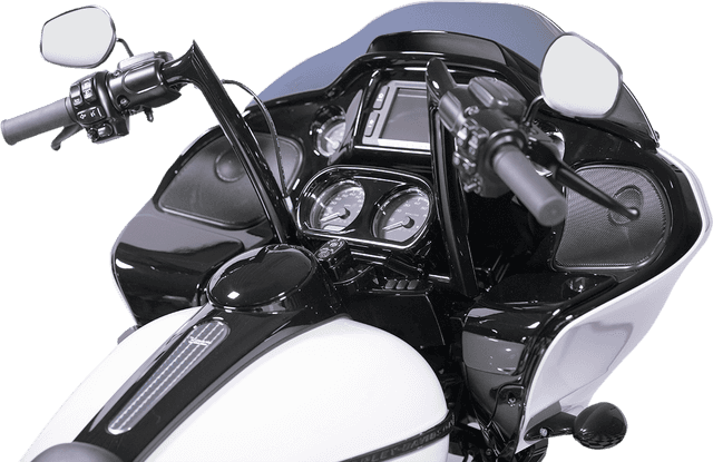 FAT BAGGERS INC. 0601-4799 1-1/4" EZ Install Pointed Top Handlebar Kit - 14" - Black — image 12 of 14