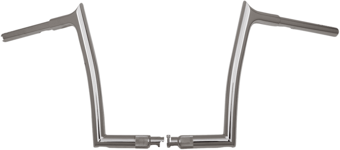FAT BAGGERS INC. 0601-4820 1-1/4" EZ Install Pointed Top Handlebar - 12" - Chrome