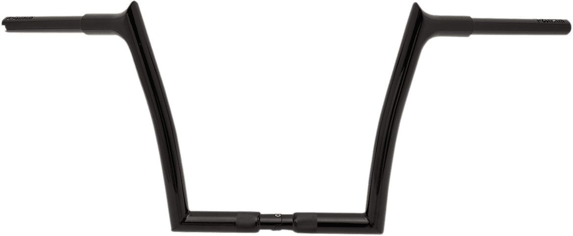 FAT BAGGERS INC. 0601-4821 1-1/4" EZ Install Pointed Top Handlebar - 12" - Black