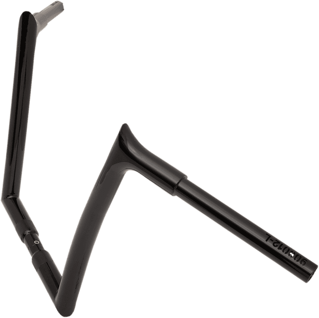 FAT BAGGERS INC. 0601-4821 1-1/4" EZ Install Pointed Top Handlebar - 12" - Black — image 10 of 10