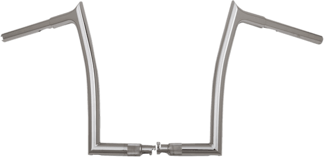 FAT BAGGERS INC. 0601-4822 1-1/4" EZ Install Pointed Top Handlebar - 14" - Chrome — image 8 of 9