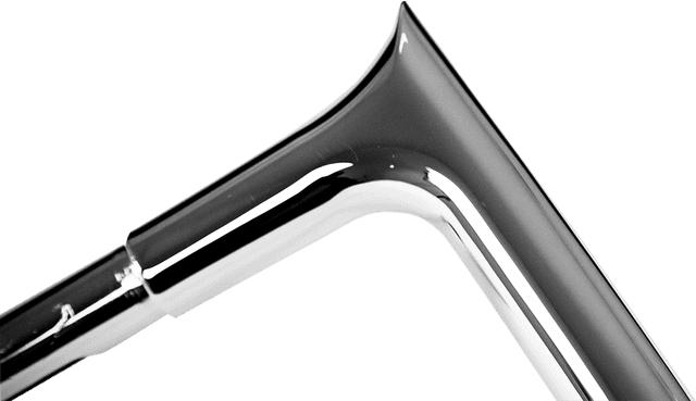 FAT BAGGERS INC. 0601-4822 1-1/4" EZ Install Pointed Top Handlebar - 14" - Chrome — image 7 of 9