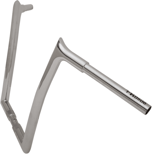 FAT BAGGERS INC. 0601-4822 1-1/4" EZ Install Pointed Top Handlebar - 14" - Chrome — image 9 of 9