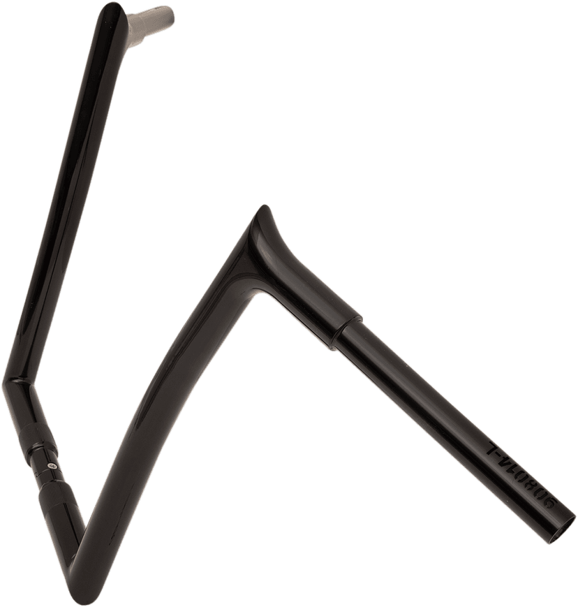 FAT BAGGERS INC. 0601-4823 1-1/4" EZ Install Pointed Top Handlebar - 14" - Black — image 7 of 7