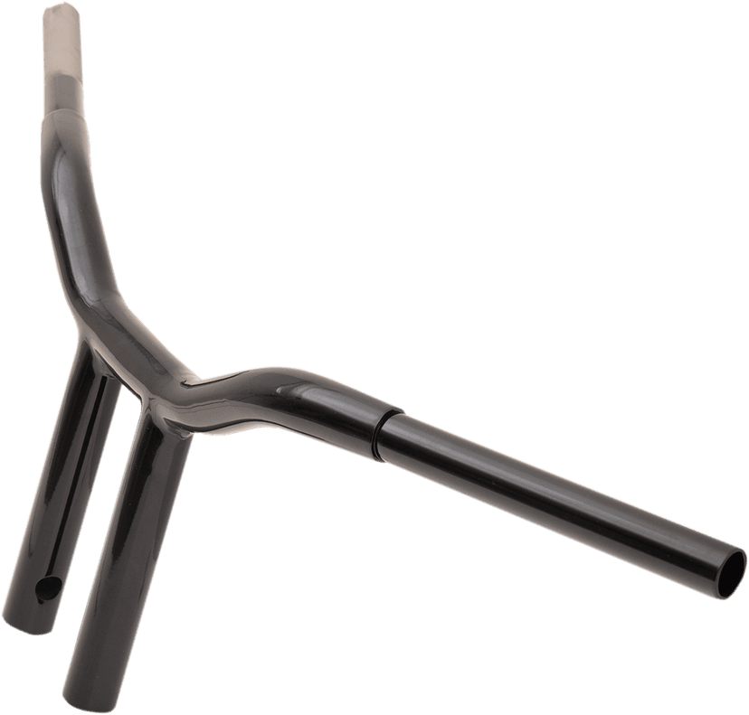 LA CHOPPERS 0601-4929 Kage Fighter Welded Straight-Riser Handlebar - One Piece - 10" - Black — image 2 of 2