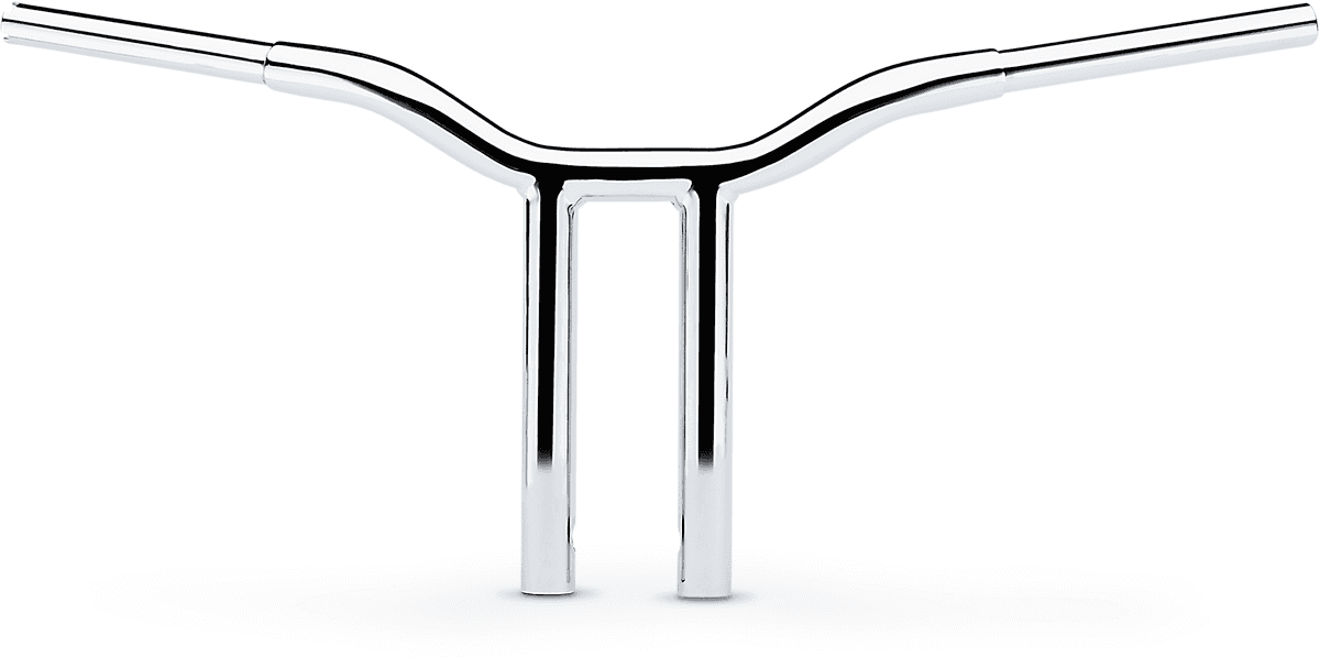 LA CHOPPERS 0601-4930 Kage Fighter Welded Straight-Riser Handlebar - One Piece - 12" - Chrome
