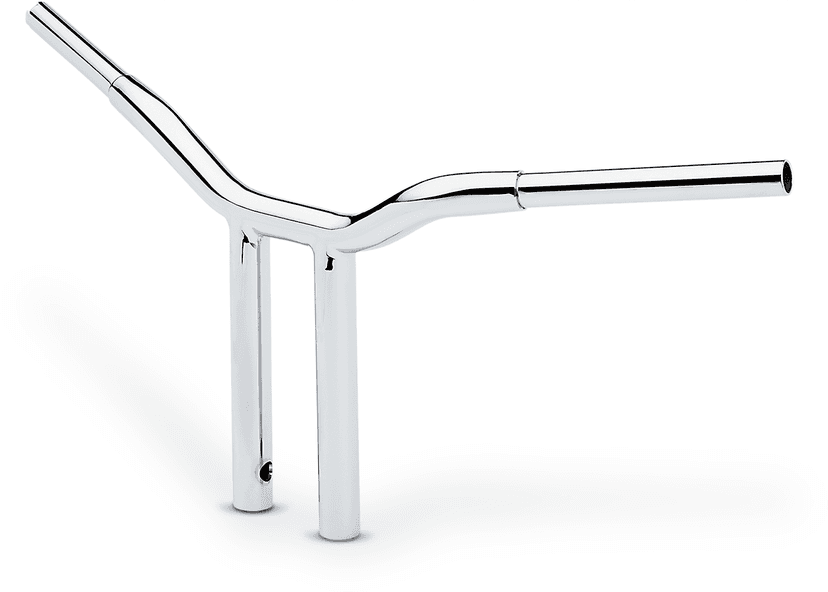 LA CHOPPERS 0601-4930 Kage Fighter Welded Straight-Riser Handlebar - One Piece - 12" - Chrome — image 2 of 2