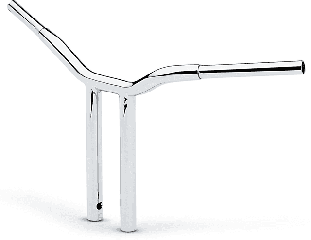 LA CHOPPERS 0601-4932 Kage Fighter Welded Straight-Riser Handlebar - One Piece - 14" - Chrome — image 2 of 2