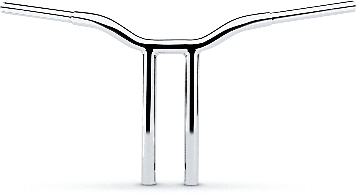 LA CHOPPERS 0601-4932 Kage Fighter Welded Straight-Riser Handlebar - One Piece - 14" - Chrome