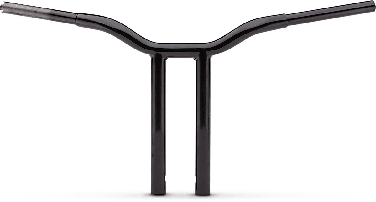 LA CHOPPERS 0601-4933 Kage Fighter Welded Straight-Riser Handlebar - One Piece - 14" - Black
