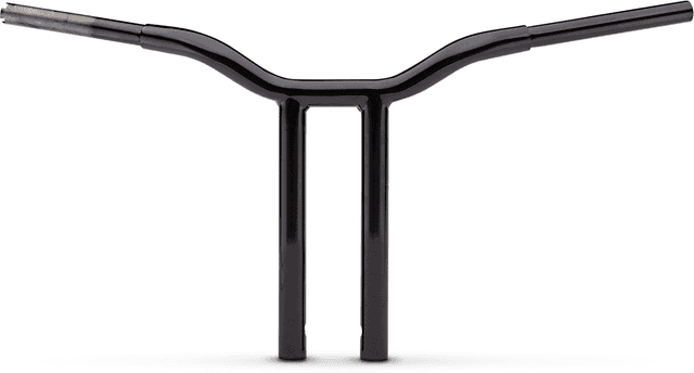 LA CHOPPERS 0601-4933 Kage Fighter Welded Straight-Riser Handlebar - One Piece - 14" - Black — image 1 of 2