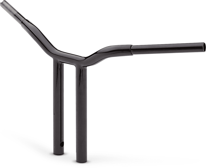 LA CHOPPERS 0601-4933 Kage Fighter Welded Straight-Riser Handlebar - One Piece - 14" - Black — image 2 of 2