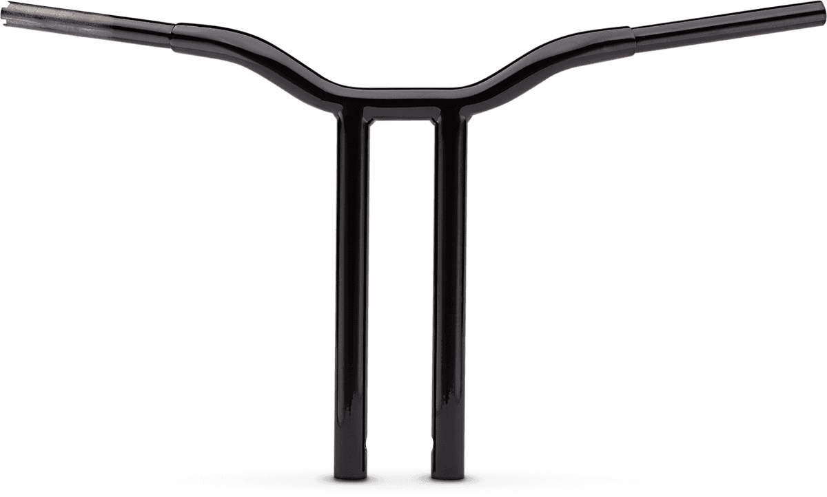 LA CHOPPERS 0601-4935 Kage Fighter Welded Straight-Riser Handlebar - One Piece - 16" - Black