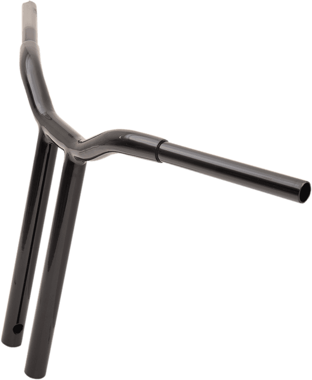 LA CHOPPERS 0601-4935 Kage Fighter Welded Straight-Riser Handlebar - One Piece - 16" - Black — image 3 of 3