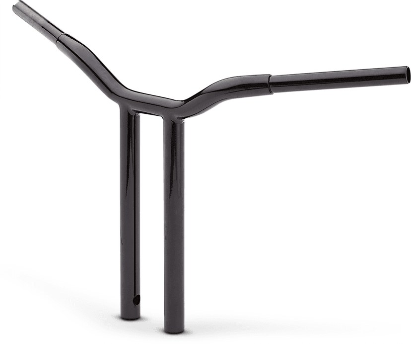 LA CHOPPERS 0601-4935 Kage Fighter Welded Straight-Riser Handlebar - One Piece - 16" - Black — image 2 of 3