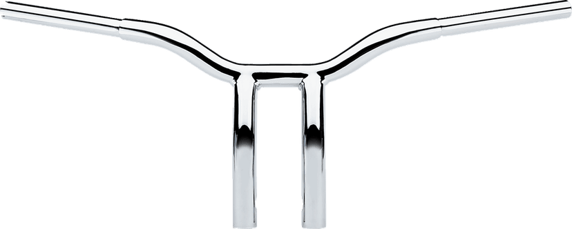 LA CHOPPERS 0601-4938 Kage Fighter Welded Bent-Riser Handlebar - One Piece - 10" - Chrome — image 1 of 2