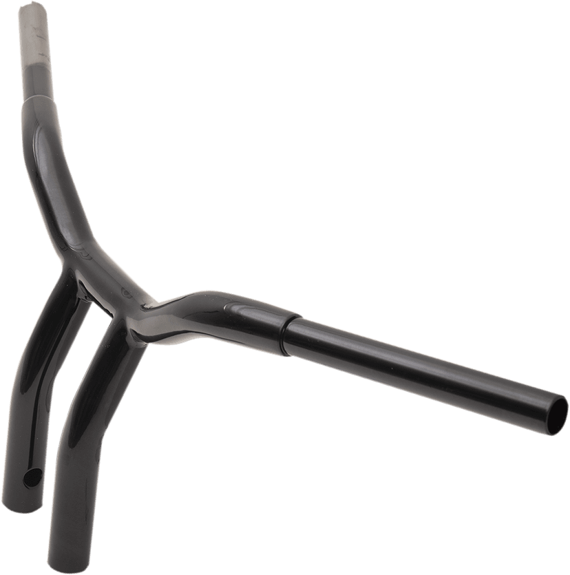 LA CHOPPERS 0601-4939 Kage Fighter Welded Bent-Riser Handlebar - One Piece - 10" - Black — image 3 of 3