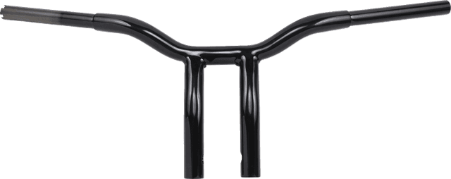 LA CHOPPERS 0601-4939 Kage Fighter Welded Bent-Riser Handlebar - One Piece - 10" - Black — image 1 of 3