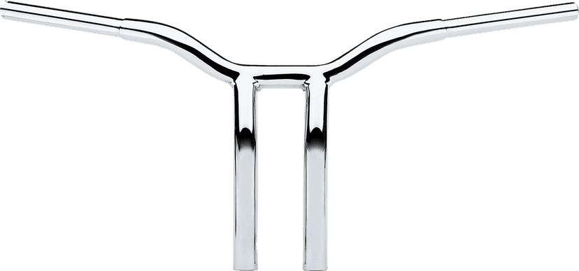 LA CHOPPERS 0601-4940 Kage Fighter Welded Bent-Riser Handlebar - One Piece - 12" - Chrome — image 1 of 2