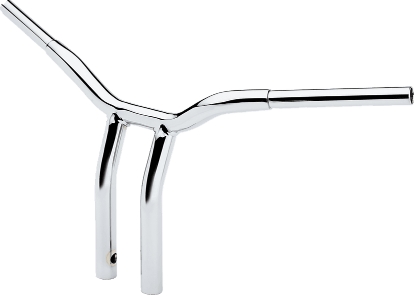 LA CHOPPERS 0601-4940 Kage Fighter Welded Bent-Riser Handlebar - One Piece - 12" - Chrome — image 2 of 2