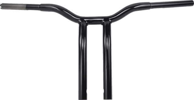 LA CHOPPERS 0601-4943 Kage Fighter Welded Bent-Riser Handlebar - One Piece - 14" - Black — image 1 of 3