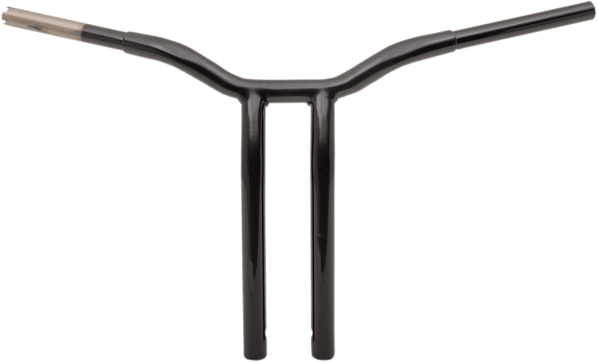 LA CHOPPERS 0601-4945 Kage Fighter Welded Bent-Riser Handlebar - One Piece - 16" - Black