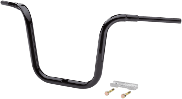 LA CHOPPERS 0601-5094 1-1/2" Grande Traditional Ape Hanger Handlebar - 14" - Black — image 2 of 4