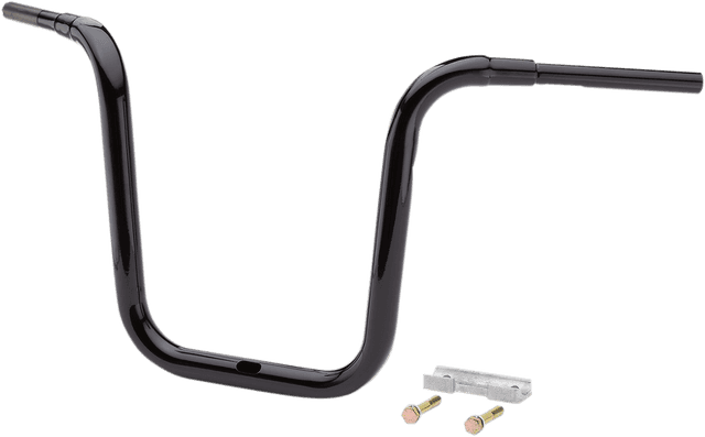 LA CHOPPERS 0601-5096 1-1/2" Grande Traditional Ape Hanger Handlebar - 16" - Black
