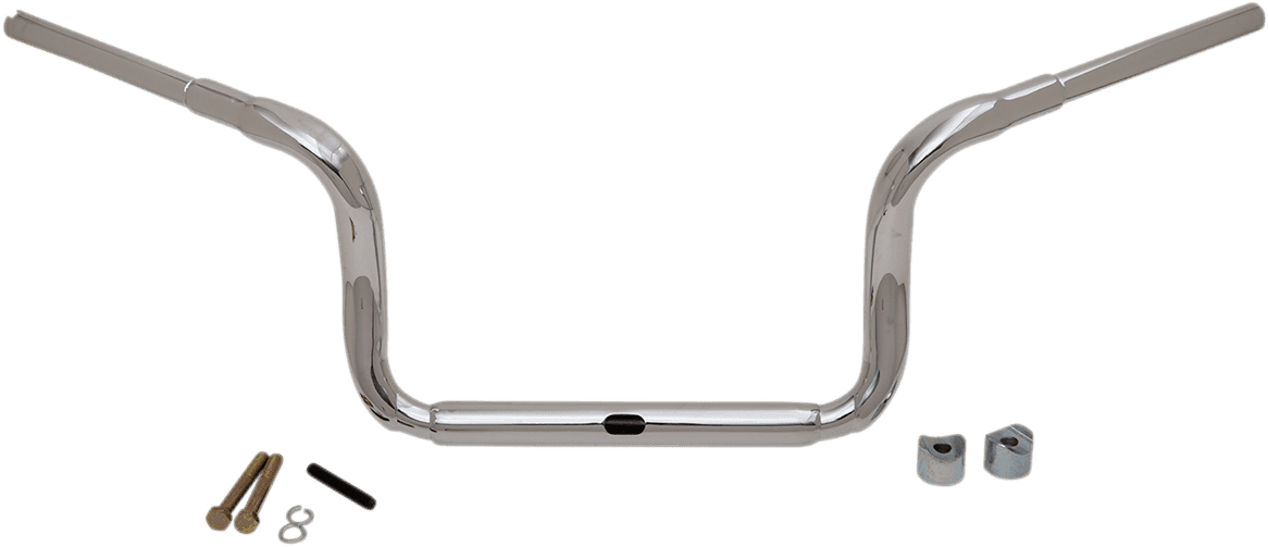 LA CHOPPERS 0601-5099 1-1/2" Grande Traditional Ape Hanger Handlebar - 10" - Chrome