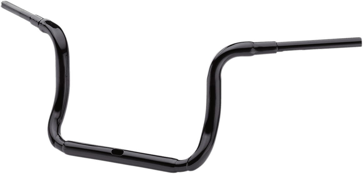 LA CHOPPERS 0601-5102 1-1/2" Grande Traditional Ape Hanger Handlebar - 12" - Black