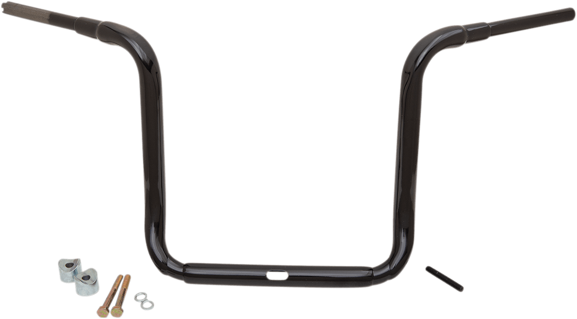 LA CHOPPERS 0601-5106 1-1/2" Grande Traditional Ape Hanger Handlebar - 16" - Black