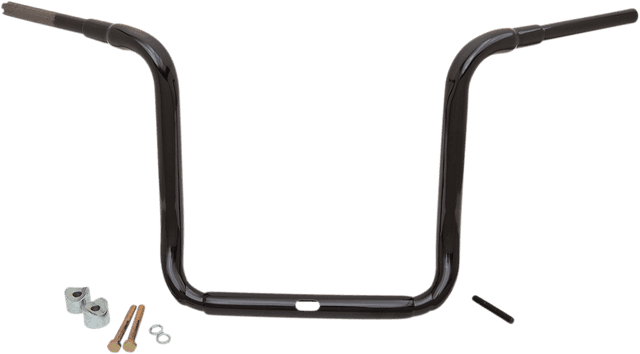 LA CHOPPERS 0601-5106 1-1/2" Grande Traditional Ape Hanger Handlebar - 16" - Black — image 1 of 2