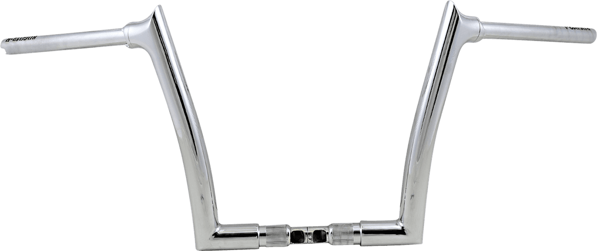 FAT BAGGERS INC. 0601-5253 1-1/2" EZ Install Pointed Top Handlebar - 12" - Chrome