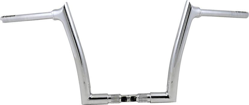 FAT BAGGERS INC. 0601-5253 1-1/2" EZ Install Pointed Top Handlebar - 12" - Chrome — image 1 of 3