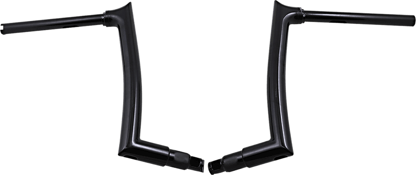 FAT BAGGERS INC. 0601-5254 1-1/2" EZ Install Pointed Top Handlebar - 12" - Black — image 3 of 3