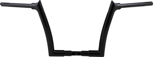 FAT BAGGERS INC. 0601-5254 1-1/2" EZ Install Pointed Top Handlebar - 12" - Black — image 1 of 3