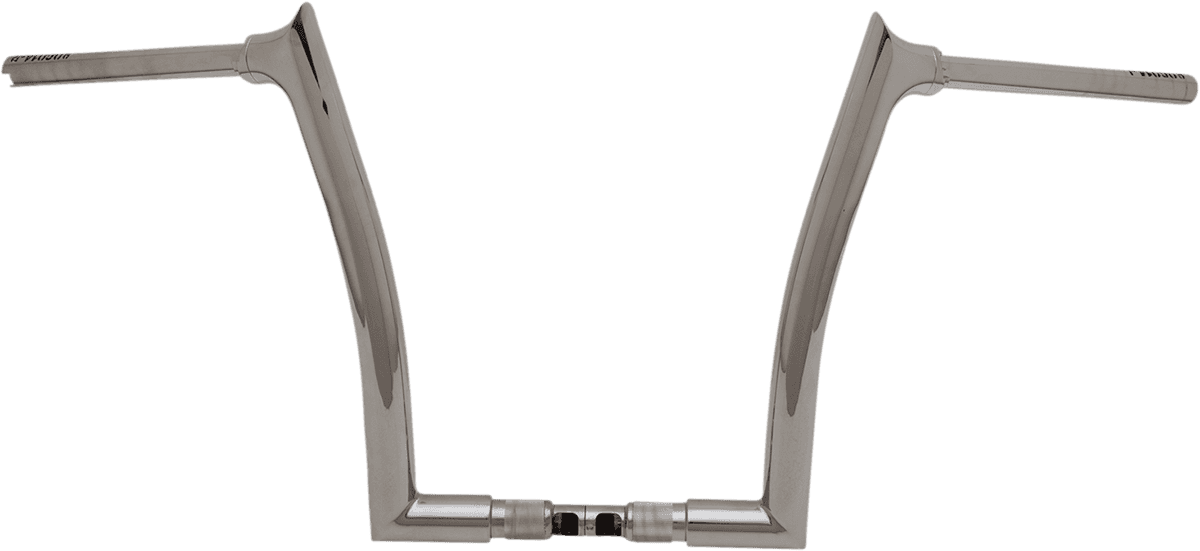 FAT BAGGERS INC. 0601-5255 1-1/2" EZ Install Pointed Top Handlebar - 14" - Chrome