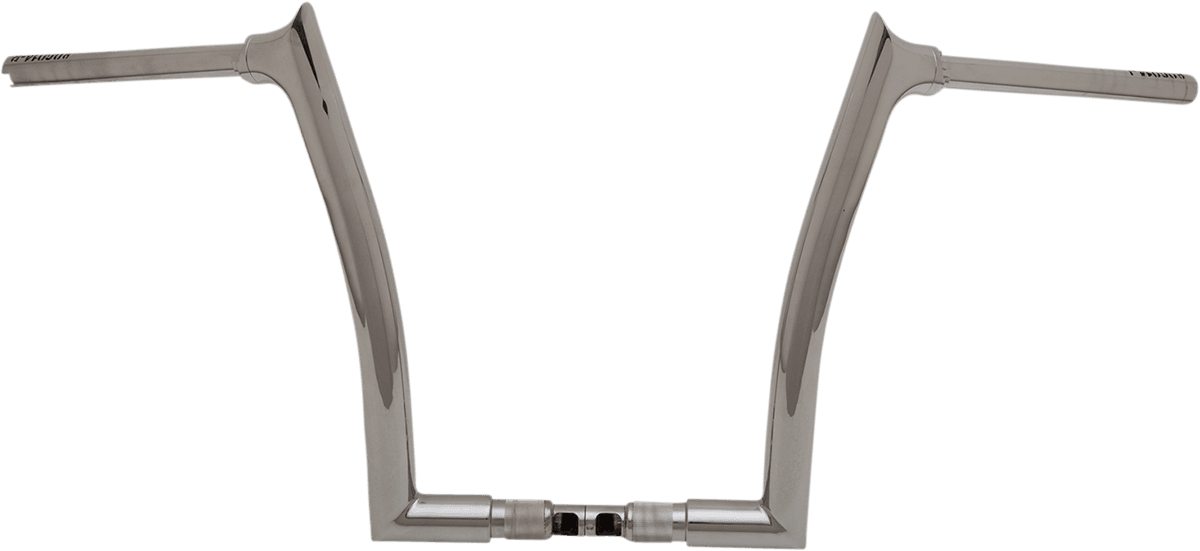 FAT BAGGERS INC. 0601-5255 1-1/2" EZ Install Pointed Top Handlebar - 14" - Chrome